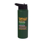 Science Mathematics Physics Astronomy Stand Up for Halloween Stainless Steel Insulated Water Bottle