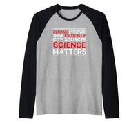 Science Matters Science Lover Science Teacher Chemistry Nerd Raglan Baseball Tee