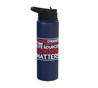Science Matters Science Lover Science Teacher Chemistry Nerd Stainless Steel Insulated Water Bottle
