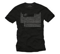 Science Mens T-Shirt Periodic Table of Element Black