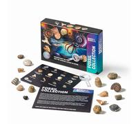 Science Museum Fossil Collection Kit - 15 Real Fossil Specimens, Educational STEM Natural History Set, Gift-Ready Science Collection