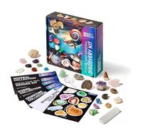 Science Museum Fossil & Mineral Discovery Kit - Real Fossils, Crystals & Gemstones, Educational STEM Activity Set with Magnifier