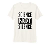 Science NOT Silence - Atom Symbol Activism Design Premium T-Shirt