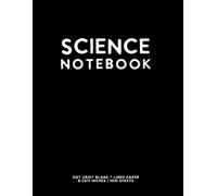 Science Notebook: Black Draw & Write by schoolnest