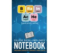 Science Notebook For Periodic Use: Periodic Elements spell BRAIN ACHE [typical periodic reaction]. A funny science puns notebook journal & study aid ... Humour Notebooks Journals and Stationery)