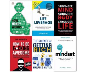 Science of Getting Rich,How money works,Life leverage,Stronger Mind 6 Books Set
