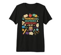Science of Reading Phonemes Graphemes Morphemes Oh My Womens Premium T-Shirt