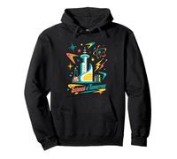 Science Of Tomorrow Retro Atomic Coil Sci-Fi Pullover Hoodie