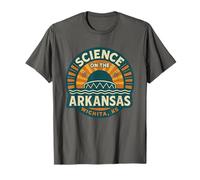 Science on The Arkansas Shirt Retro Wichita KS River Icon T-Shirt