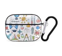 Science Or Chemistry Elements Case Cover Compatible with AirPods Pro 2nd 1st Generation Hard Skin Protection