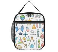 Science Or Chemistry Elements Insulated Lunch Bag Reusable Cooler Lunchbox Tote Meal Container for Women Men