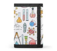 Science Or Chemistry Elements Men's Trifold Wallet Slim Minimalist ID Credit Holder