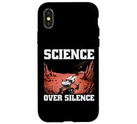 Science Over Silence Space Rover Exploration Astronomy Lover Case for iPhone X/XS