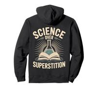 Science Over Superstition Rational Thought Design Pullover Hoodie