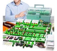 Science Physics Lab Basic Learning Starter Kit for Kids, Electromagnetic Lab Kit Physics Electricity and Magnetism Experiments - Educational Science Kits