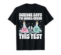 Science Says I'm Gonna Crush This Test Retro Groovy T-Shirt