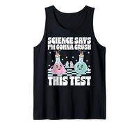 Science Says I'm Gonna Crush This Test Retro Groovy Tank Top