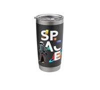 Science Space Astronaut Meme Interstellar Nerd Cosmos Geek Stainless Steel Insulated Tumbler