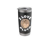 Science Space I Love Pluto RIP Never Forget Nerd G hic Stainless Steel Insulated Tumbler