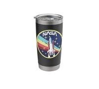 Science Space NASA Logo Rocket Retro Vintage Nerd G hic Stainless Steel Insulated Tumbler