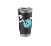 Science Space Planet Earth Satellite Station Nerd G hic Stainless Steel Insulated Tumbler