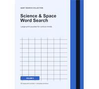 Science & Space Word Search: Large-Print Puzzles for Curious Adults and Seniors