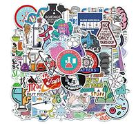 Science Stickers Pack for Kids Teens Student|100 Pcs Funny Laboratory,Physics Chemistry Biology Experiment Vinyl Decals for Laptop Water Bottles Cars Notebook MacBook Hydroflask Bumper
