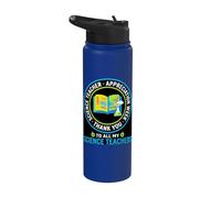 Science Teacher Appreciation Week Thank You Periodic Table Stainless Steel Insulated Water Bottle