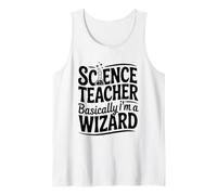 Science Teacher Basically I'm a Wizard Tank Top