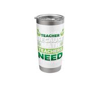 Science Teacher Because Math Teachers Need Heroes Too Stainless Steel Insulated Tumbler