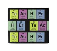 Science Teacher Chemical Elements Men Wallet Leather Bifold Wallets with Window Slim Minimalist Front Pocket