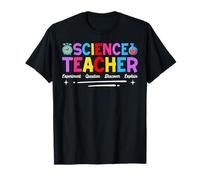 Science Teacher Experiment Question Discover Explain T-Shirt