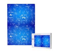 Science Teacher Funny Elements Periodic Table,1000 Pieces Adults Puzzle Game Challenging Puzzles,Jigsaw Puzzles