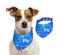 Science Teacher Funny Elements Periodic Table,Pet Bib Scarf Cats Dog Bandana Dogs Towel Bib Adjustable Pet Scarf,M