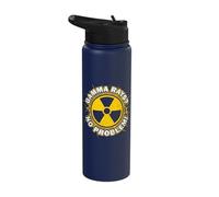 Science Teacher Gamma Rays No Problem Nuclear Engineer Stainless Steel Insulated Water Bottle