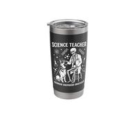 Science Teacher German Shepherd Obsessed Skeleton Stainless Steel Insulated Tumbler