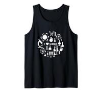 Science Teacher I Love Science Chemistry Icons Experiment Tank Top