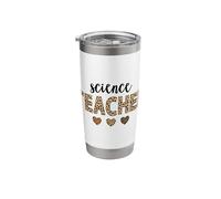 Science Teacher Leopard Squad Funny Matching Group Stainless Steel Insulated Tumbler