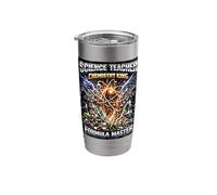 Science Teacher School Chemistry King 90s Retro Bootleg STEM Stainless Steel Insulated Tumbler