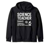 Science Teacher Scientist Chemistry Biology Physics Teacher Zip Hoodie