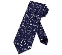 Science Tie Mens E=mc2 Physics Neckties Navy Color2185