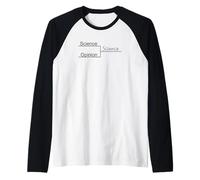 Science vs Opinion Sports Bracket Raglan Baseball Tee