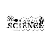 Science Wall Decal Sign DNA Decal School Classroom Poster Education Quote Vinyl Sticker Class Room Decor Chemical Wall Art Small - 24x57cm