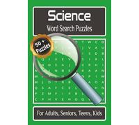 Science Word Search Puzzles: Word Searches with Easy to Read Print all about Science! / 6x9 inches, 110 pages / 50+ Puzzles...Gift for Vacations, Holidays, and Leisure Time