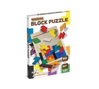 Science4you 40 Wooden Blocks Puzzle for Kids 3 4 5 6 Years Old - Wooden Tangram Jigsaws, Vintage Teaser Game, Mind Game for Children, Montessori Educational Toy for Boys & Girls Age 3 4 5 6+ Years