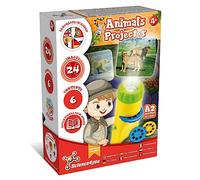 Science4you Animal Torch Projector for Children 4+ Years - Animal Toy for Kids includes 24 Images and Poster, Projector Torch for Kids, Scientific and Educational Toys for 4+