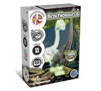Science4you Brachiosaurus Fossil Digging Kit for Kids - Excavate and assemble 11 pieces Dinosaur Fossil, Glow-in-the-dark Excavation Dig Kit, Games, Dinosaur Toys for Girls and Boys 6+ years old