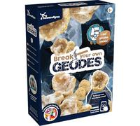 Science4you Break Open 5 Premium Geodes for Kids - Learn about Rocks & Minerals with this Geode Kit, Stem Educational Kit for Kids, A Mineralogy & Geology Gift for Girls & Boys 6 7 8 9+