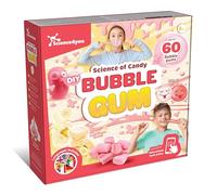 Science4you Bubble Gum Sweets Lab - Candy Making Kit to Make your own 60 Bubble Gums for Kids, Science of Candy, Jelly Toys to your Party Bags, Educational Sweet Gift Box for Boys & Girls Age 6 7 8 9+
