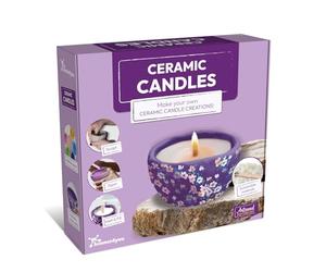Science4you Ceramic Candle Kit for Adults - Candle DIY Craft Kit to Make Your own Ceramic, Create Handmade Decoration, Hobby and Gift idea for Adults